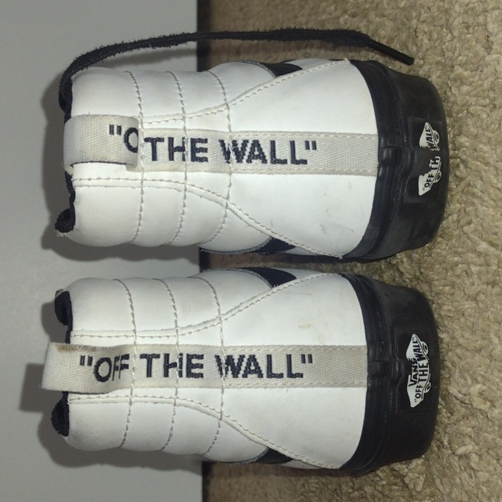 Vans Skate Hi Size 7.5/9 Black/White - Picture 5 of 11